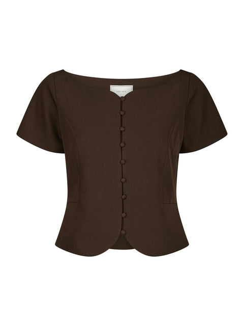 Neo noir - 165513 Tango structure - 676 Dark brown / top