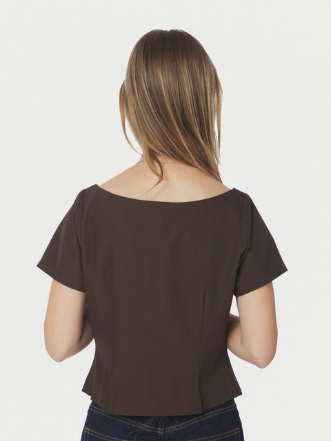 Neo noir - 165513 Tango structure - 676 Dark brown / top