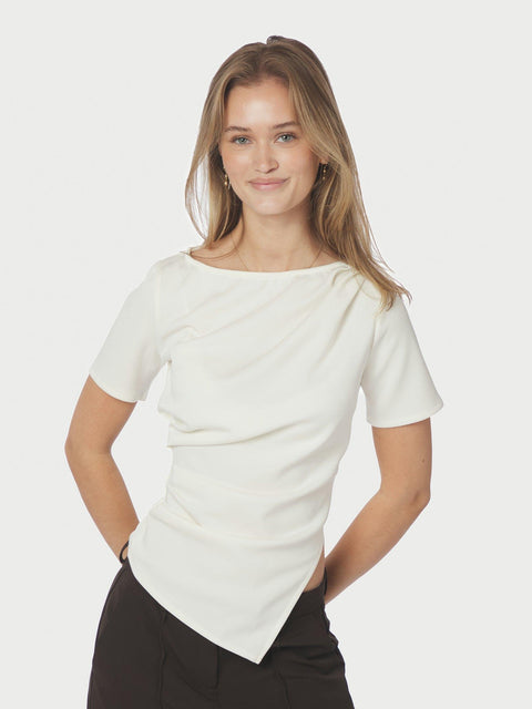 Neo noir - Rasmine Soft Blouse - 121 Off white / top