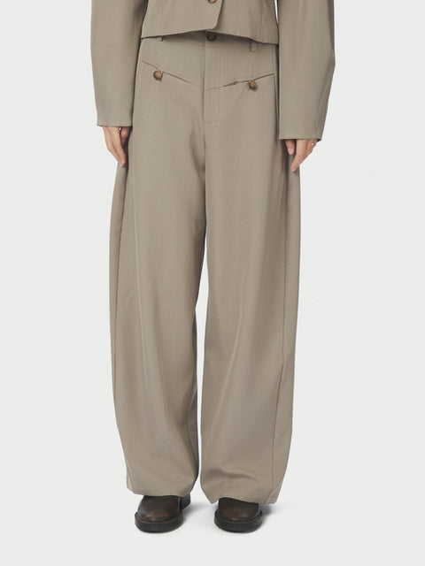 Neo noir - 165999 Massie structure - 189 Warm grey / pants
