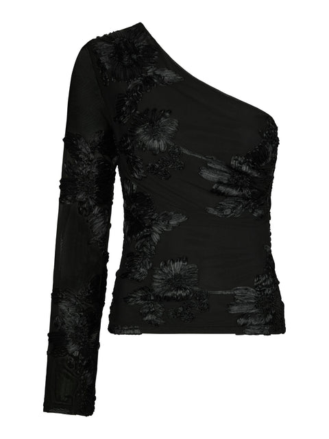 Neo noir - 167272 Friana big flower - 100 Black