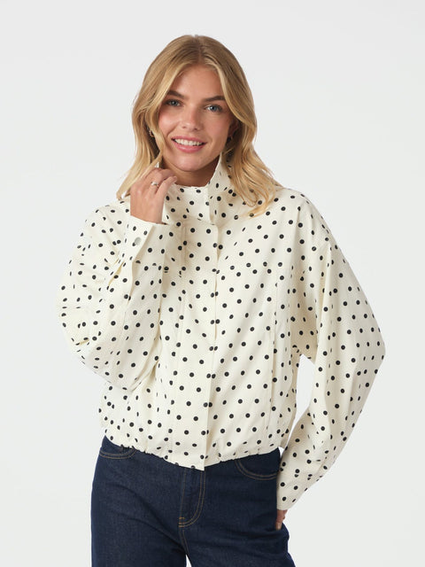 Neo noir - 167353 Calissa dot - 120 White / jacket