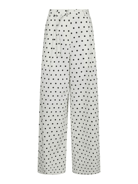 Neo noir - 167395 Malba dot pants - 120 White