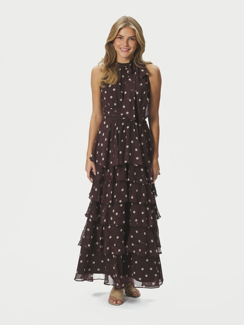 Neo noir - 167758 Marli - 210 Brown / jurk