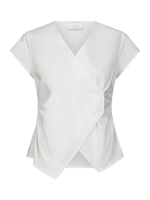 Neo noir - 168088 Fidi poplin top - 120 White / top