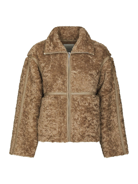 Neo noir - 168299 Nida faux fur - Taupe / jas