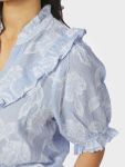 Neo noir - 168480 Manet jacquard - 145 Light blue / blouse