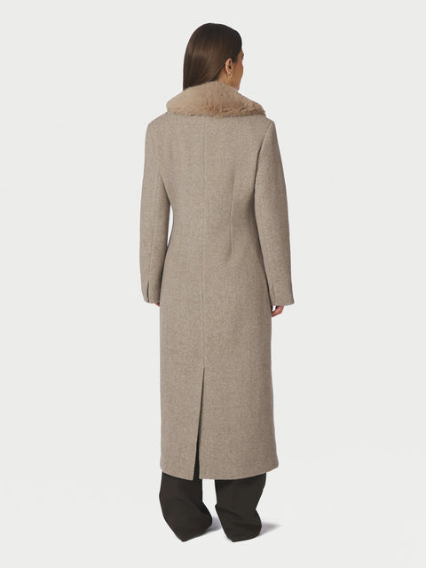 Neo noir - 168545 Corina herringbone - 976 Beige melange / jas