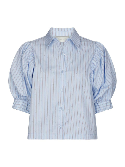 Neo noir - 168625 Etta stripe stone - 145 Light blue / blouse