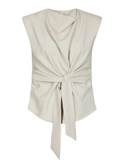 Neo noir - 168938 Katarim crepe top - 124 Ivory / top
