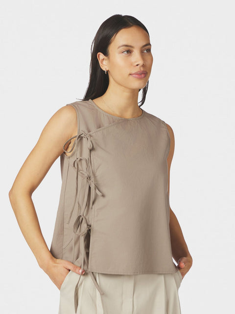 Neo noir - 168962 Lasa C poplin - 214 Taupe / top