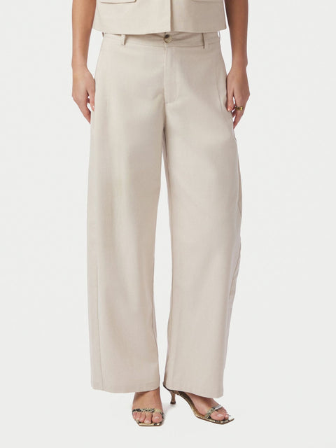 Neo noir - 169044 Essiall linen - 122 Creme / pants