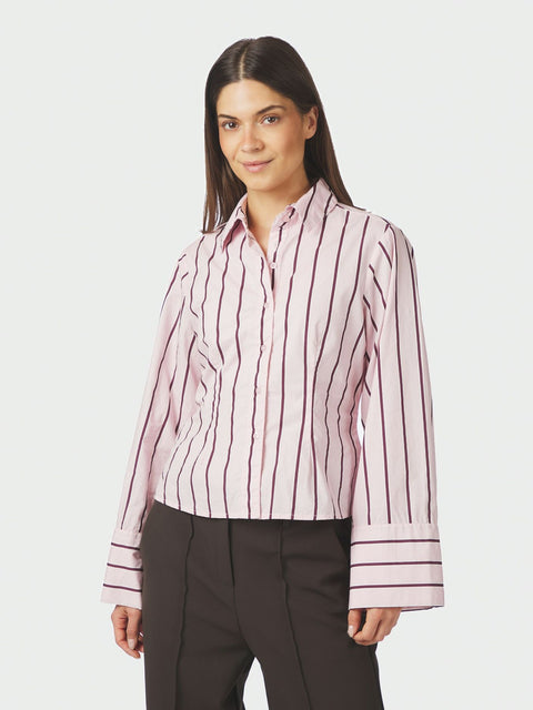 Neo noir - 169704 Rosa wide stripe - 754 Light pink / blouse