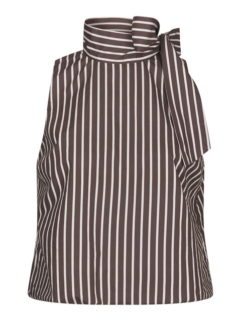 Neo noir - 169761 Veda wide stripe - 676 Dark brown / top