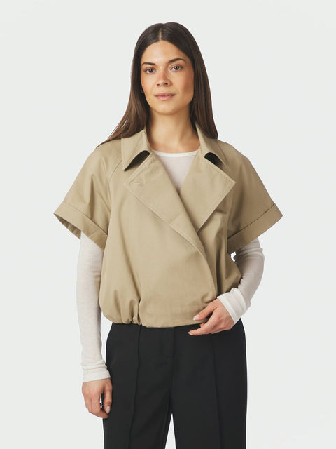 Neo noir - 169835 Lisha trench - 214 Taupe / jasje