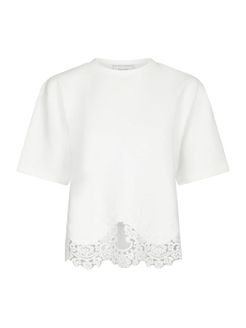 Neo noir - 170063 Iria lace tee - 120 White / top