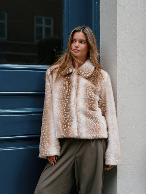 Neo noir - 170204 Camina faux fur - 123 Beige / jas