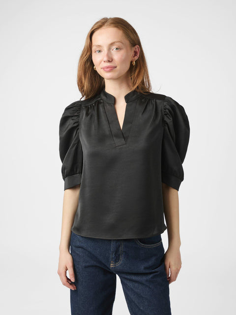 Neo noir - Roella heavy sateen - 100 Black