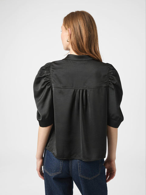 Neo noir - Roella heavy sateen - 100 Black