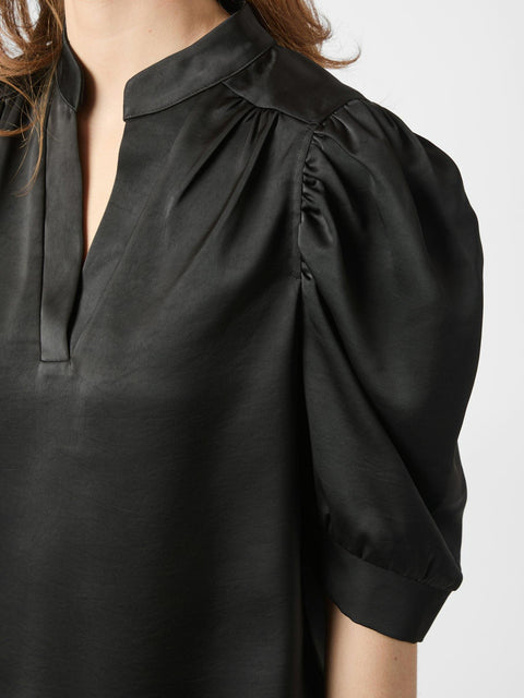 Neo noir - Roella heavy sateen - 100 Black