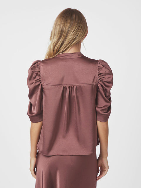 Neo noir - Roella heavy sateen - 393 Dark rose