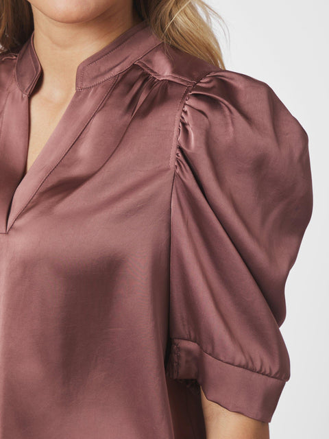 Neo noir - Roella heavy sateen - 393 Dark rose