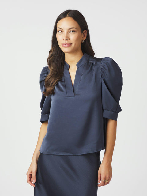 Neo noir - Roella heavy sateen - 678 Midnight blue