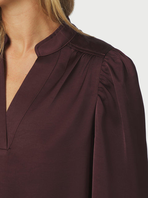 Neo noir - Blouse 163769 Rosslyn heavy - 174 Burgundy