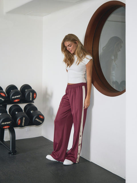 Neo noir - Puggy trackpant 164249 - 162 Bordeaux