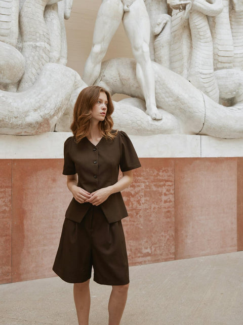 Neo noir - 165065 Jules structure - 676 Dark brown