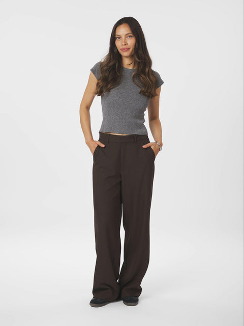 Neo noir - Pantalon 165357 Emmett structure - 676 Dark brown