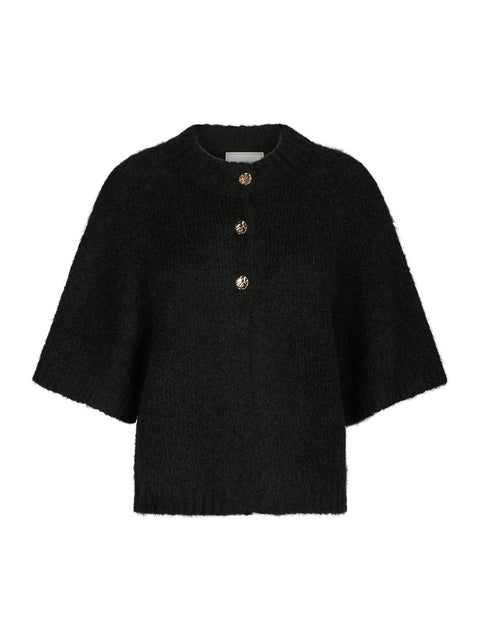 Neo noir - 165816 Benuta fluffy knit - 100 Black