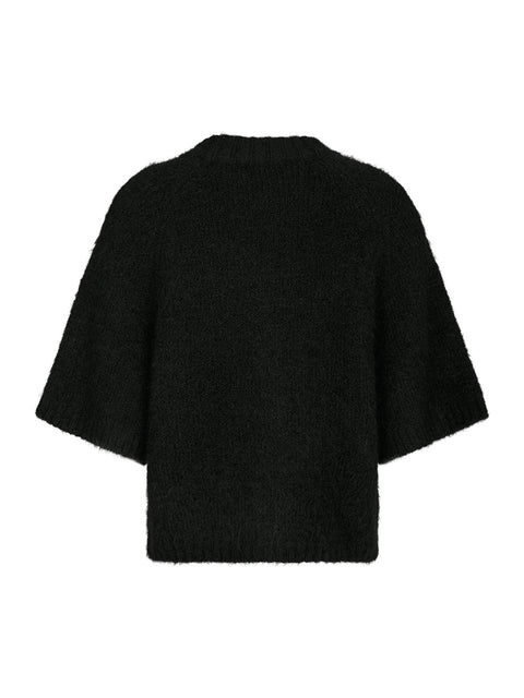 Neo noir - 165816 Benuta fluffy knit - 100 Black