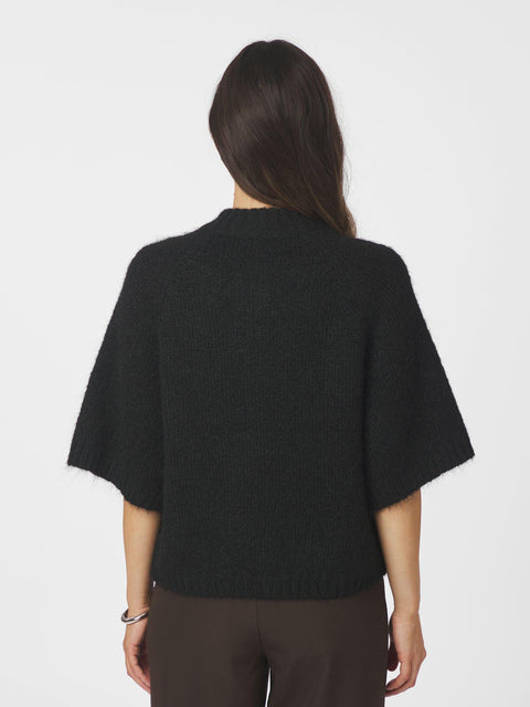 Neo noir - 165816 Benuta fluffy knit - 100 Black