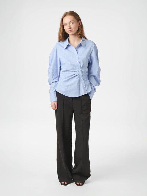 Neo noir - Neoella flannel shirt - 145 Light blue