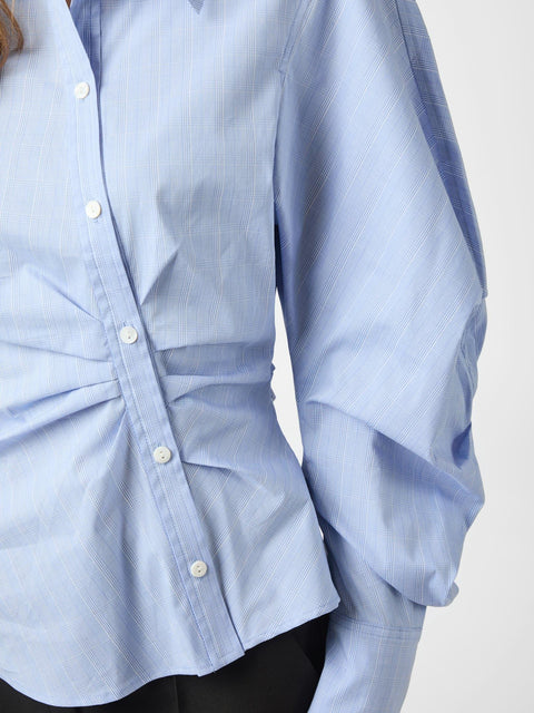 Neo noir - Neoella flannel shirt - 145 Light blue
