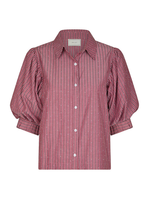 Neo noir - Etta soft stripe - 393 Dark rose