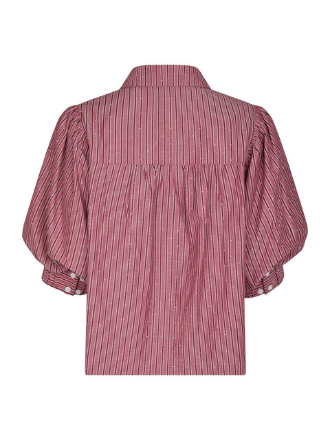 Neo noir - Etta soft stripe - 393 Dark rose