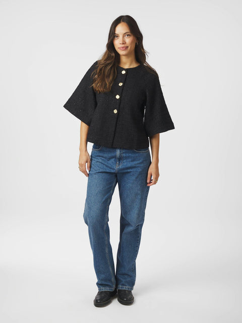 Neo noir - 166488 Rosella Boucle - 100 Black