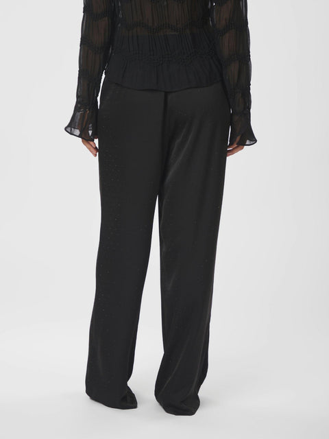 Neo noir - 167037 Emmett heavy sateen - 100 Black
