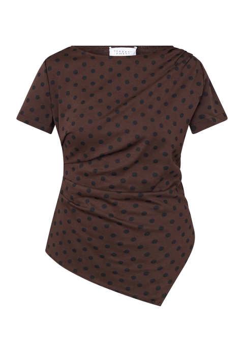 Sisterspoint - 20363 Veda-top1 - Brown/Black dot / top