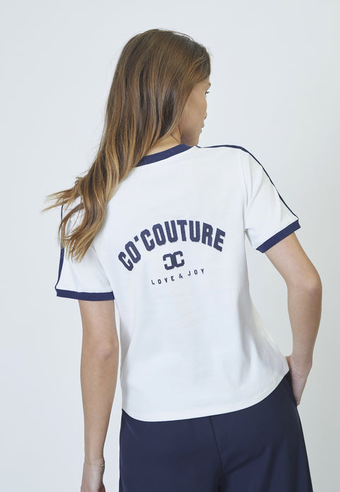 Co couture - 33161 EdgeCC Stripe v-te - 120 Navy