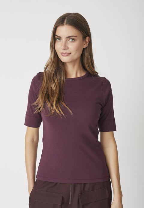 Co couture - GrannyCC embroidery SS tee - Winered