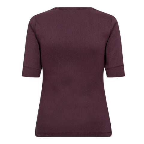 Co couture - GrannyCC embroidery SS tee - Winered