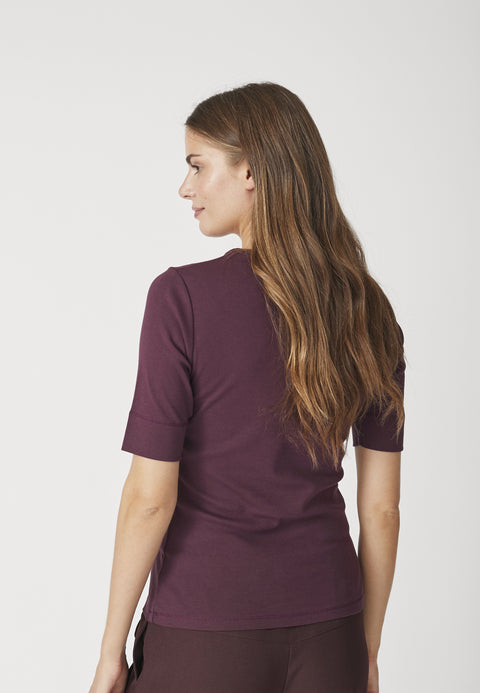 Co couture - GrannyCC embroidery SS tee - Winered