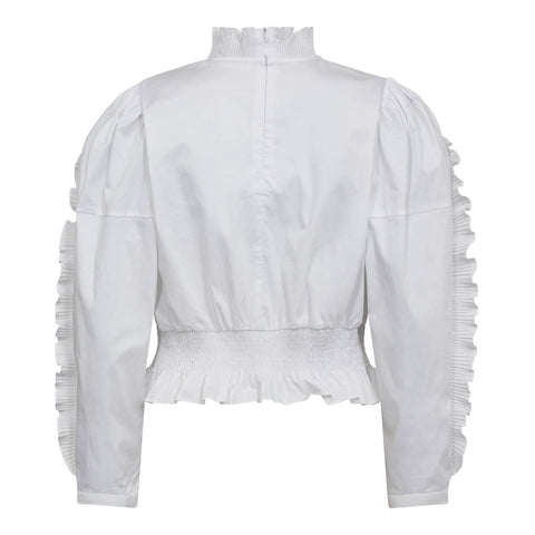 Co couture - SannaCC Ruffle smock - White