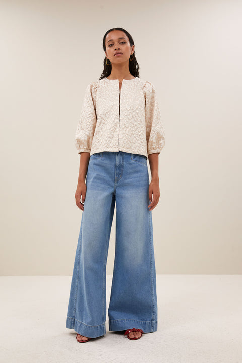 By Bar - Mauri sparkle cheetah - 254 Champagne