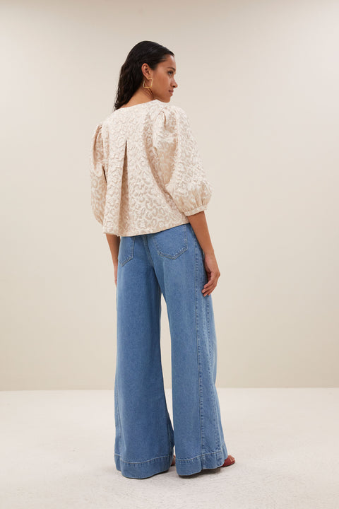 By Bar - Mauri sparkle cheetah - 254 Champagne