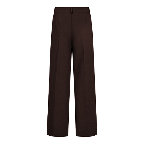 Co couture - VolaCC long wide pant - Dark brown