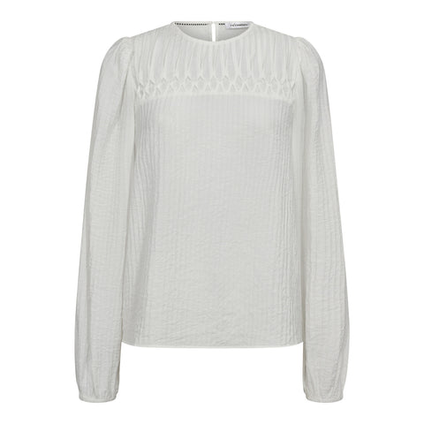 Co couture - ShinaCC pintuck blouse - Off white